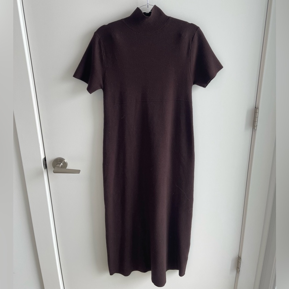 Zara Brown Sweater Dress